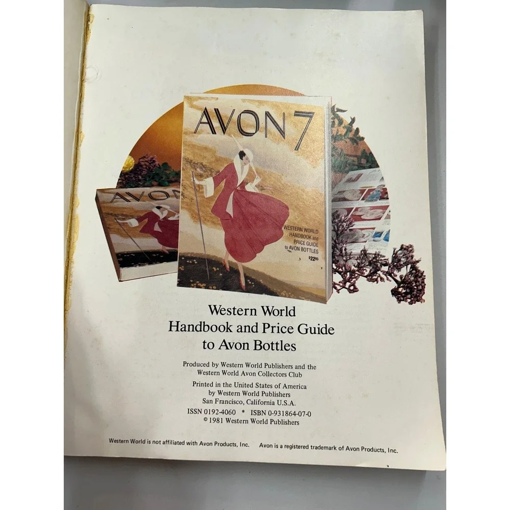 Avon 7 Western World Handbook Price Guide 1981 Vintage Collectibles‎